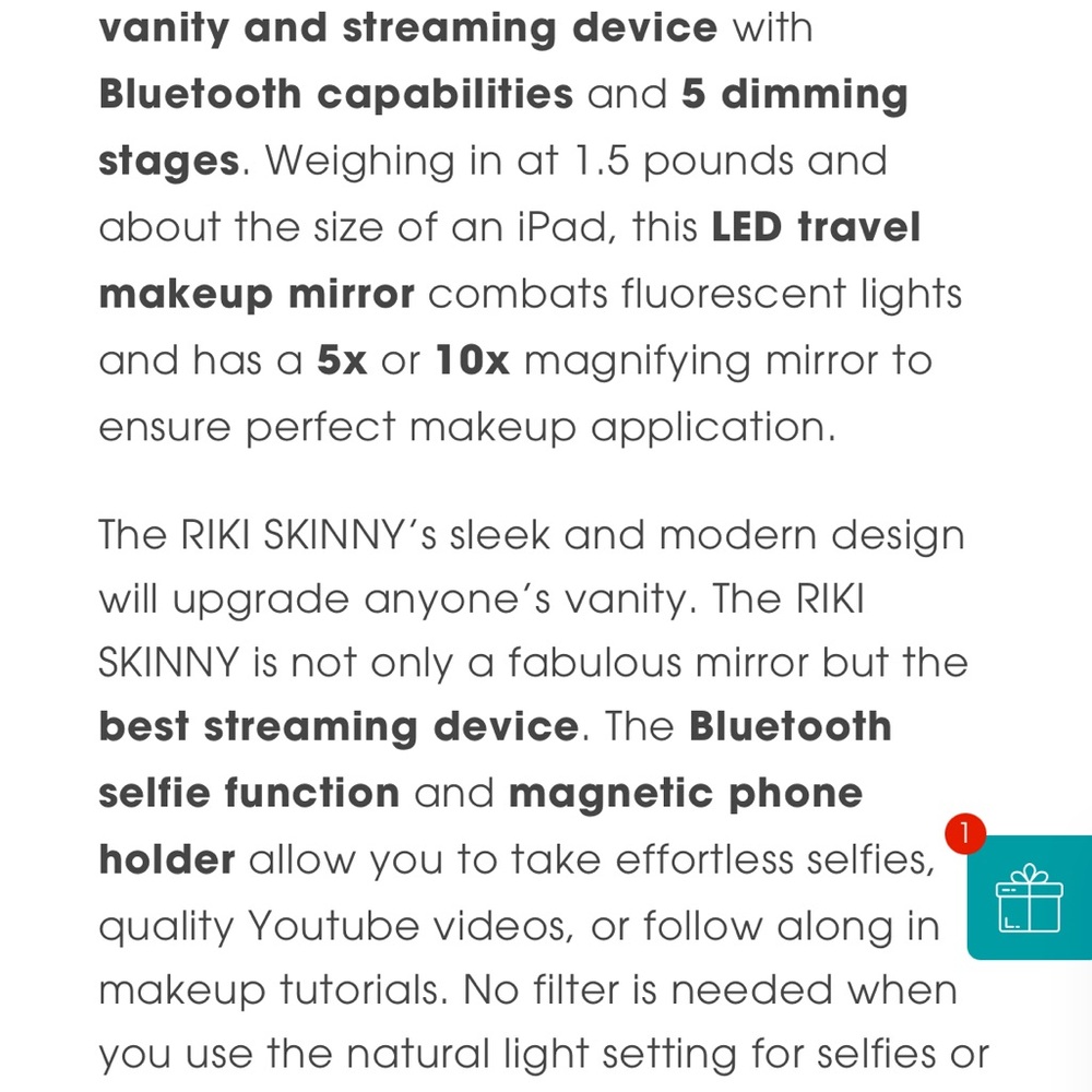 RIKI loves RIKI RIKI SKINNY w/LED Lights, Bluetooth Selfie Function, & 10x mag - Picture 11 of 15